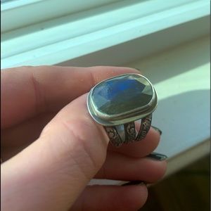 Soliloquy Jewelry labradorite ring size 8